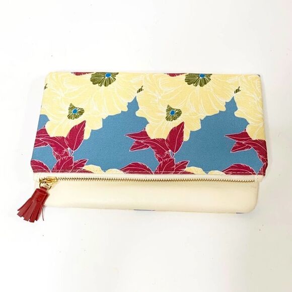 Rachel Pally Floral Fold Over Clutch Handbag - Picture 4 of 11